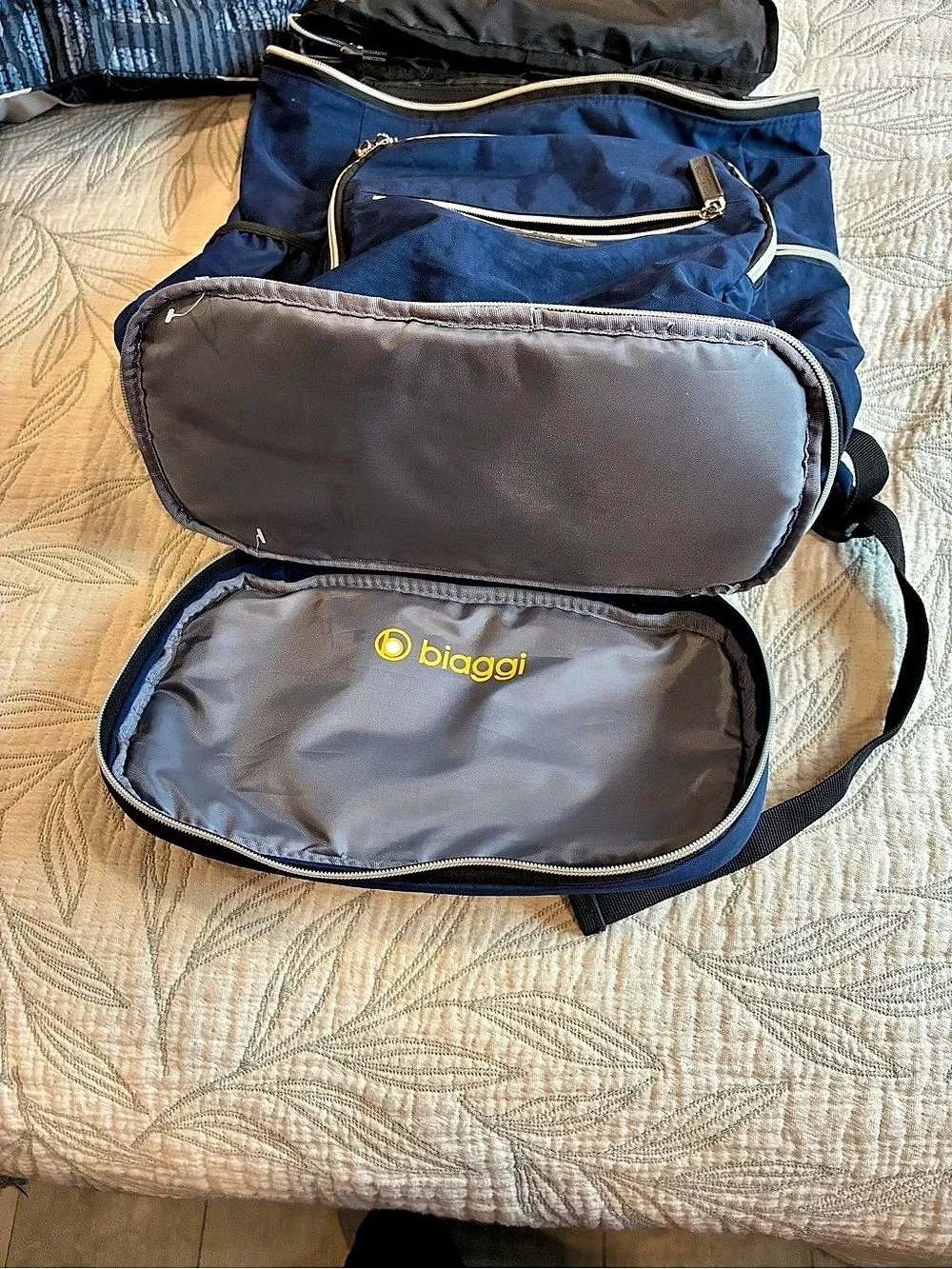 Biaggi “on the go” Backpack Blue